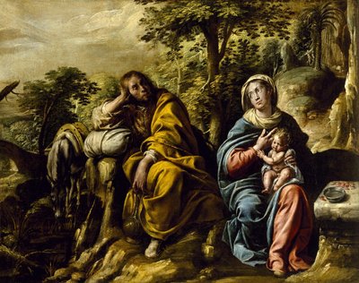 The Rest on the Flight into Egypt by Tanzio da Varallo